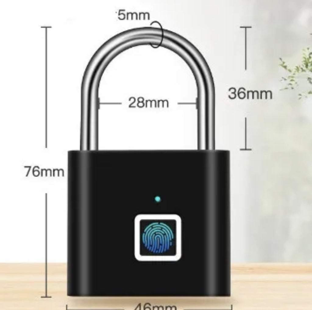 Smart Fingerprint Padlock – No Keys Needed!